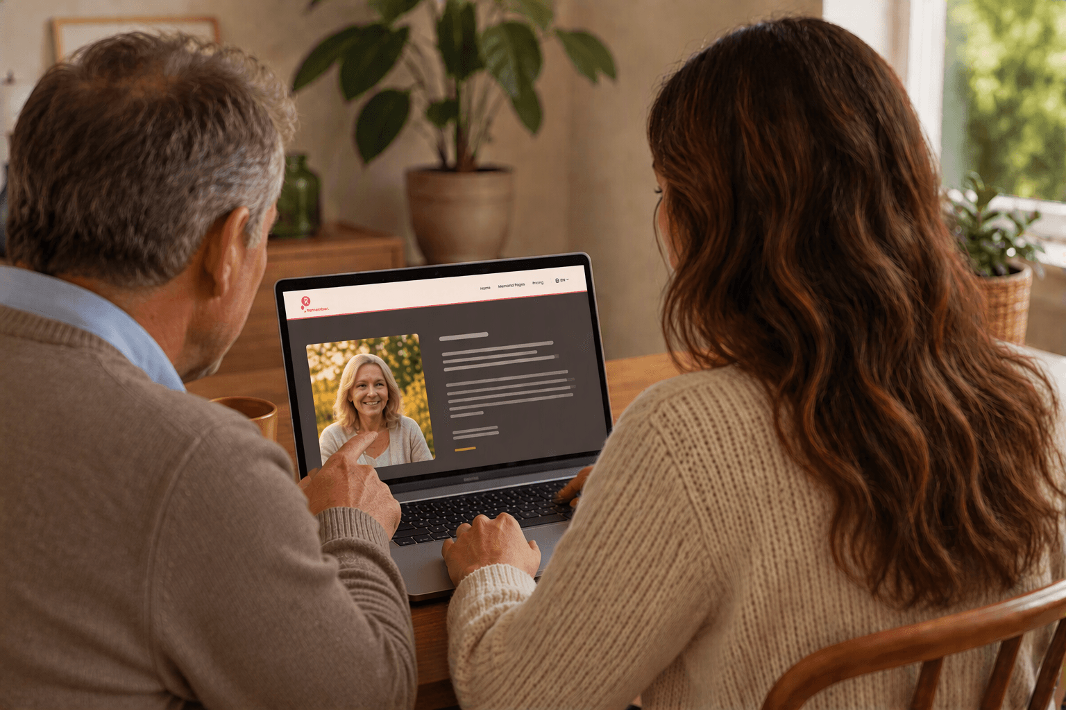 Online herdenken